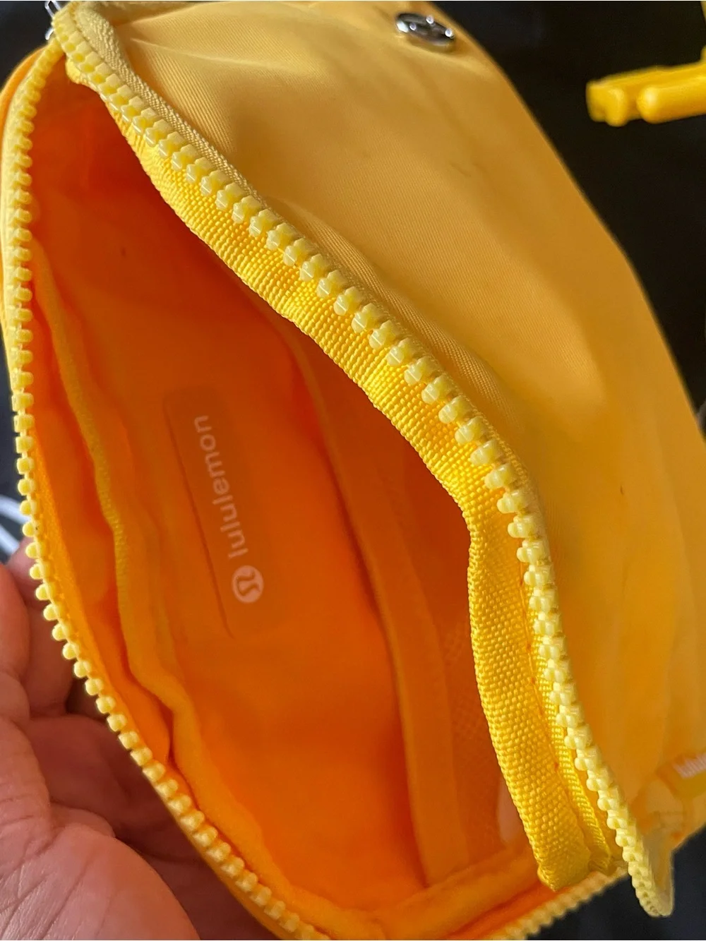 lululemon athletica Small Yellow Crossbody Pouch